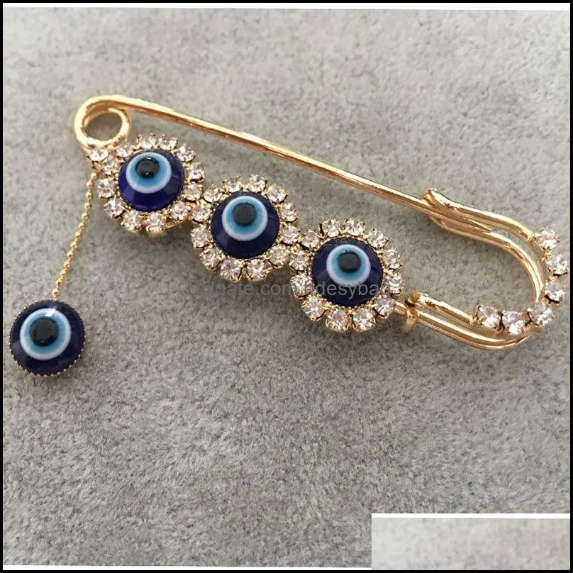 turkish evil eye brooch muslim islam jewelry