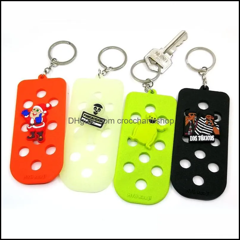 hyb kua ji brand eva chains with holes to put croc charms as bags accessories 2022 new item with 13 color croccharmshop