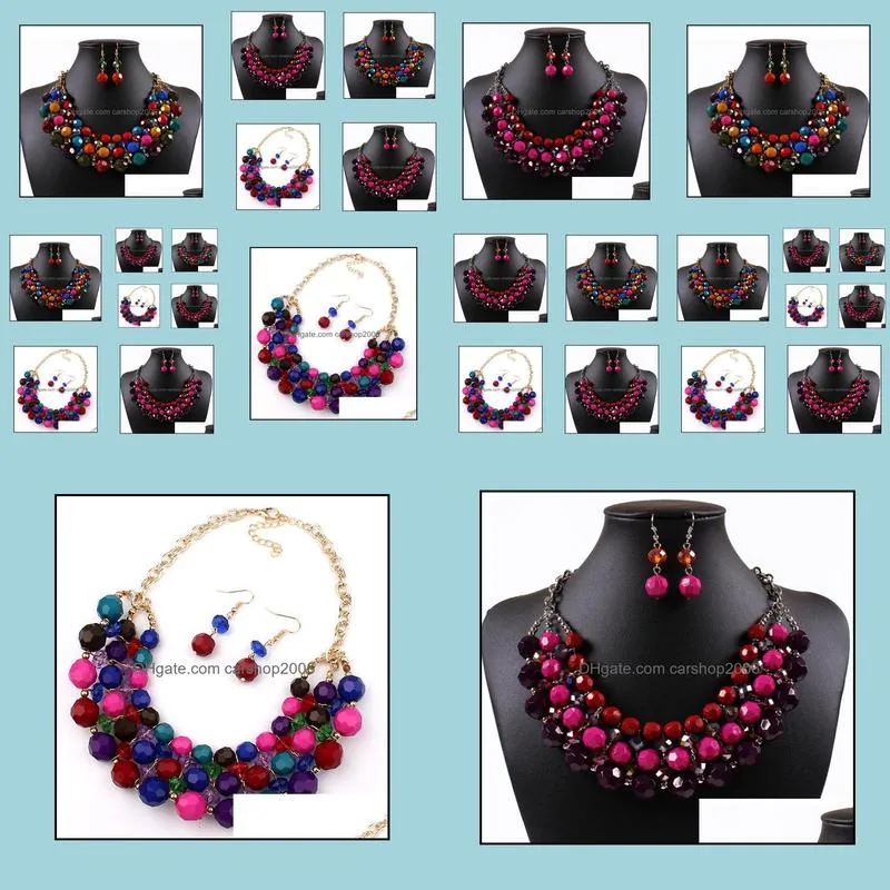 statement necklaces for wedding indian african fashion beautifully necklace and earrings bridesmaid jewelry sets