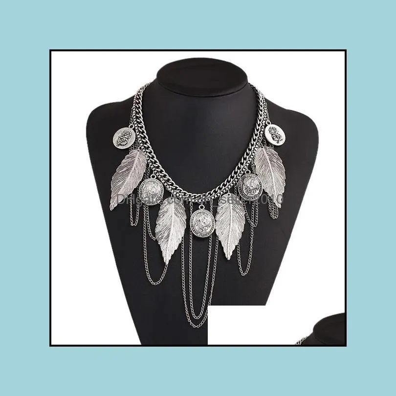 statement necklaces collier thai bohemian tassel pendant colar necklaces