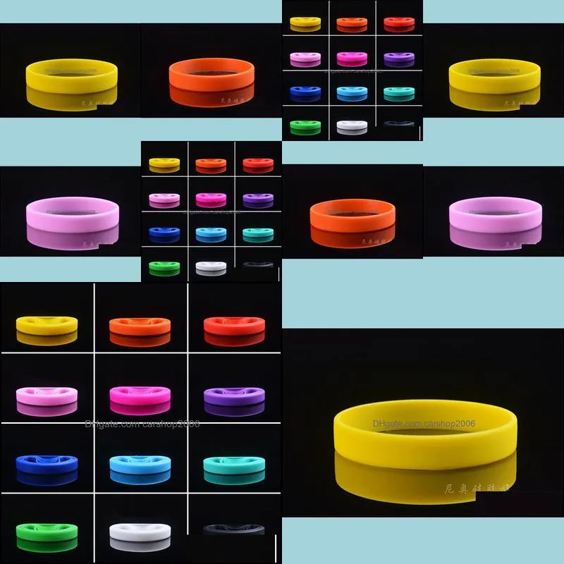 silicone bracelet wristband signature jelly bracelets sports bracelet.