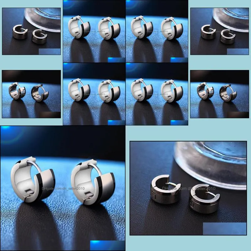 earrings hoop unisex men women drop earrings hanging 925 sterling silver hoop earrings