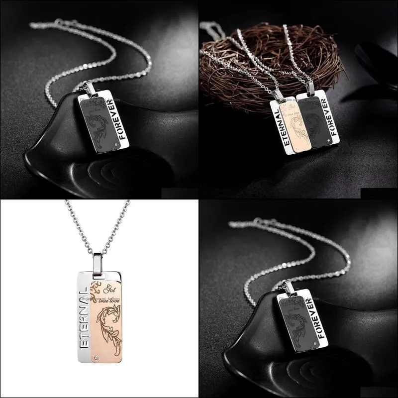 forever necklace friendship jewelry collier necklaces