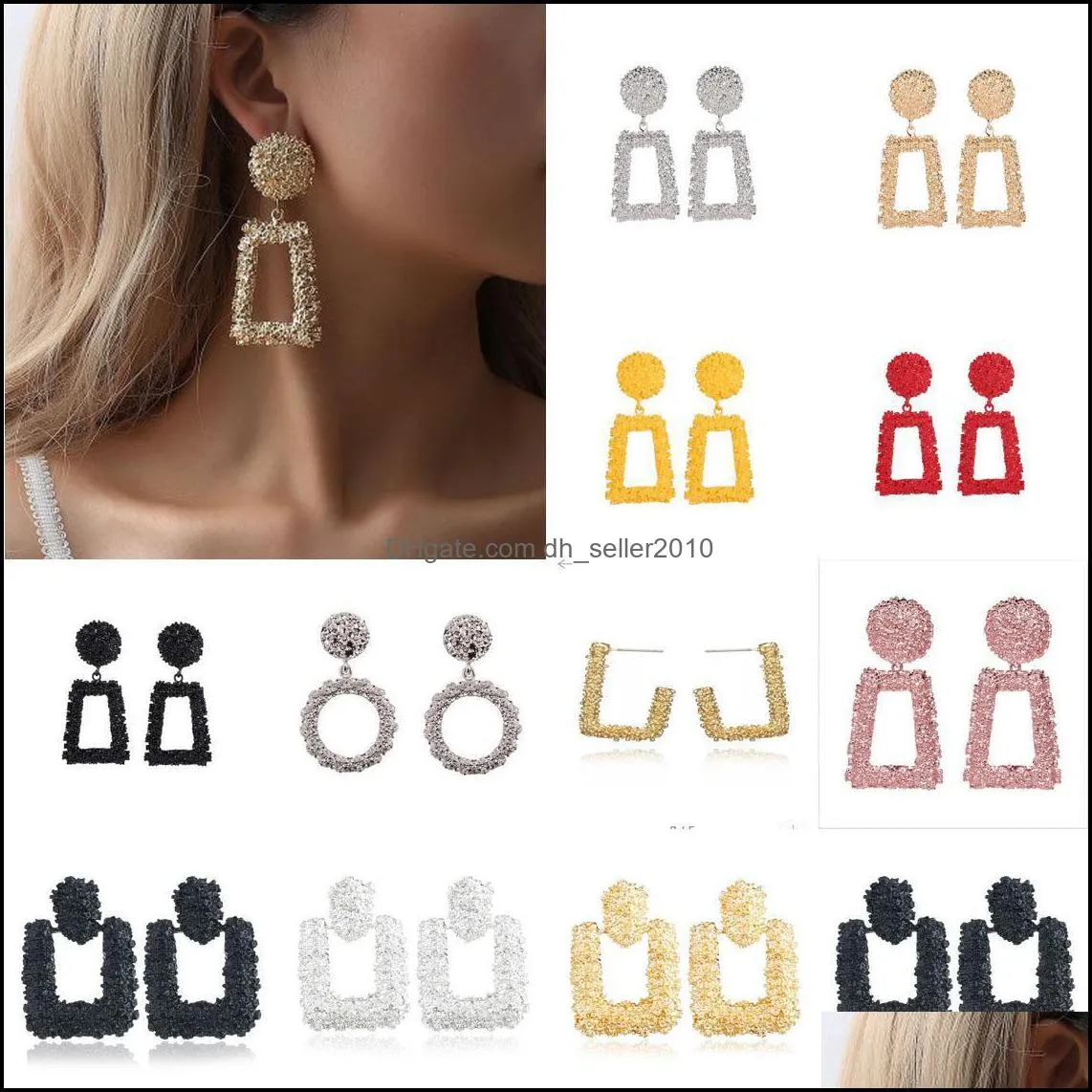 earings for woman wedding jewelry rhinestone gemstone crystal stud earrings korean fashion jewelry 925 silver plated zircon cz stud