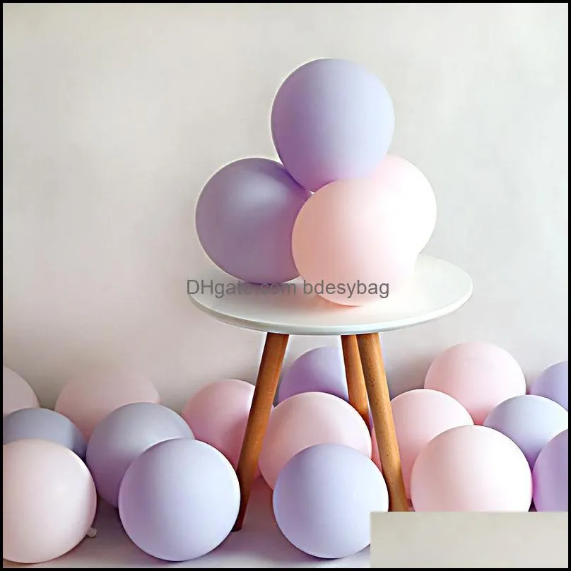 party decoration 50pcs 10inch macaroon color latex round balloons wedding birthday ballon children`s day globos