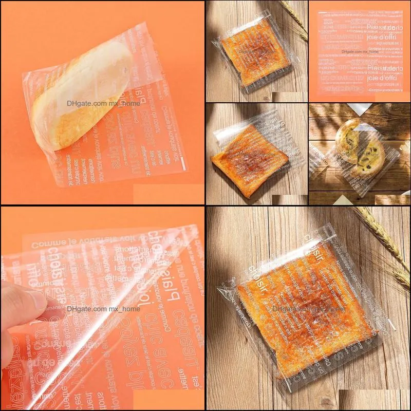 15*15cm transparency donut packing bag grade ps bread bag wrapping oil-absorbing sheet bakery package tools baking paper