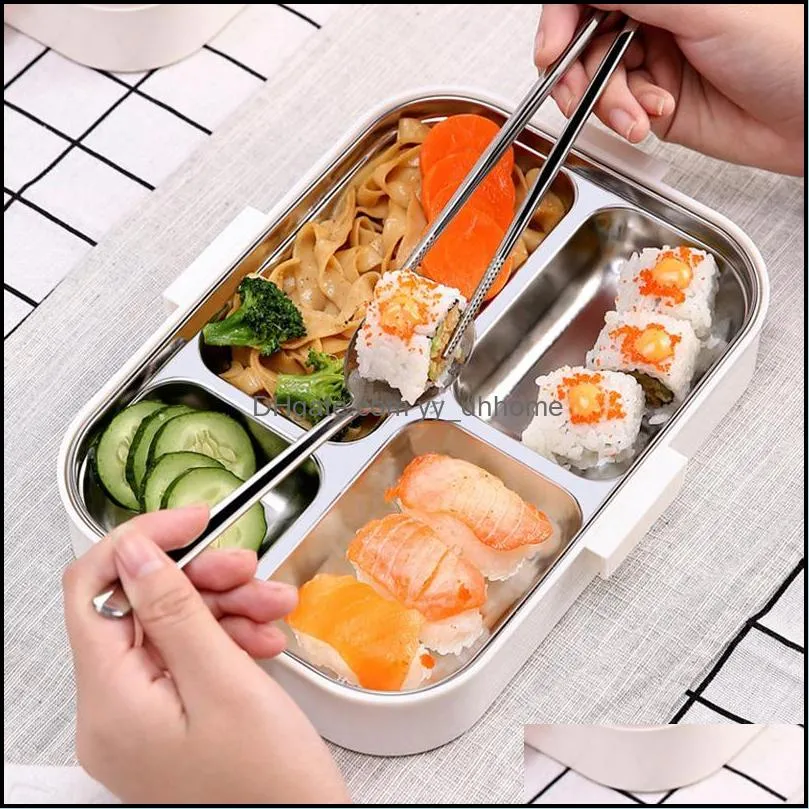 dinnerware sets oneup 304 stainless steel thermal lunch box portable leakproof bento 1000ml storage container with tableware and bag