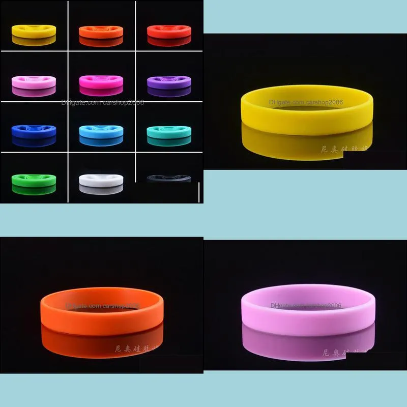 silicone bracelet wristband signature jelly bracelets sports bracelet.