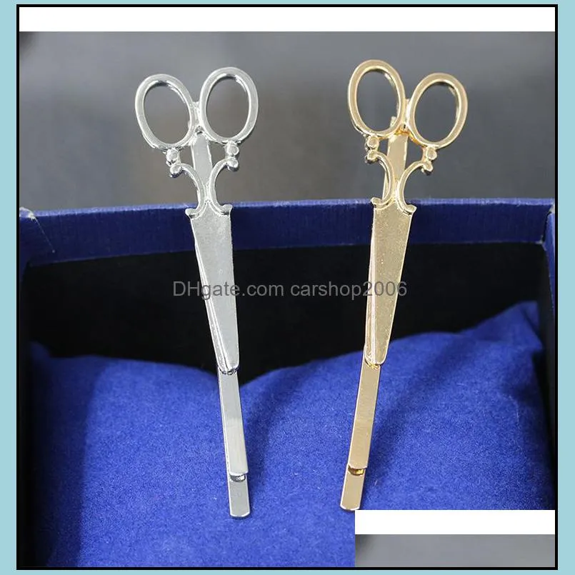 scissors hair clip nice women lady girls hairpin decorations accessories hair jewelry chic scissors shape hair clip