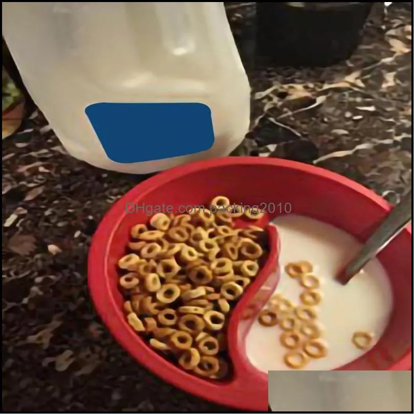 bowls soggy cereal bowl keeps  & crunchy microwave safe ice cream topping yogurt berries fries ketchup