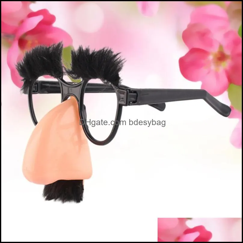 party decoration 1 pc big nose funny glasses costume cosplay props