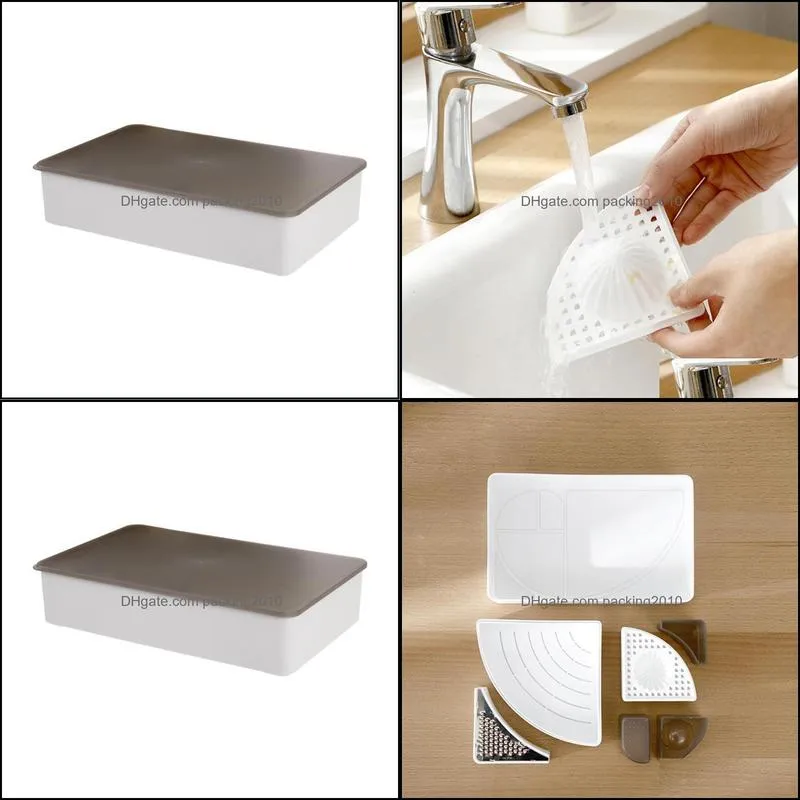 multifunctional juicer cutting board vegetable cutter no messing non-slip pp -keeping box for fruit dinnerware sets