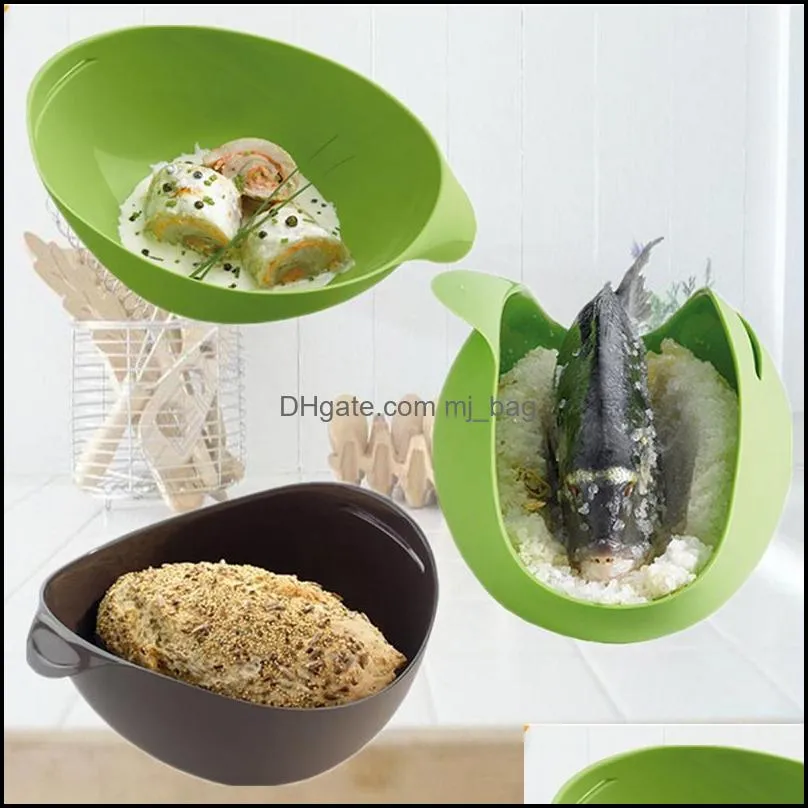 bowls silicone bread baking bowl multi microwave oven fish steam all-purpose foldable cooking pocket kitchen tool