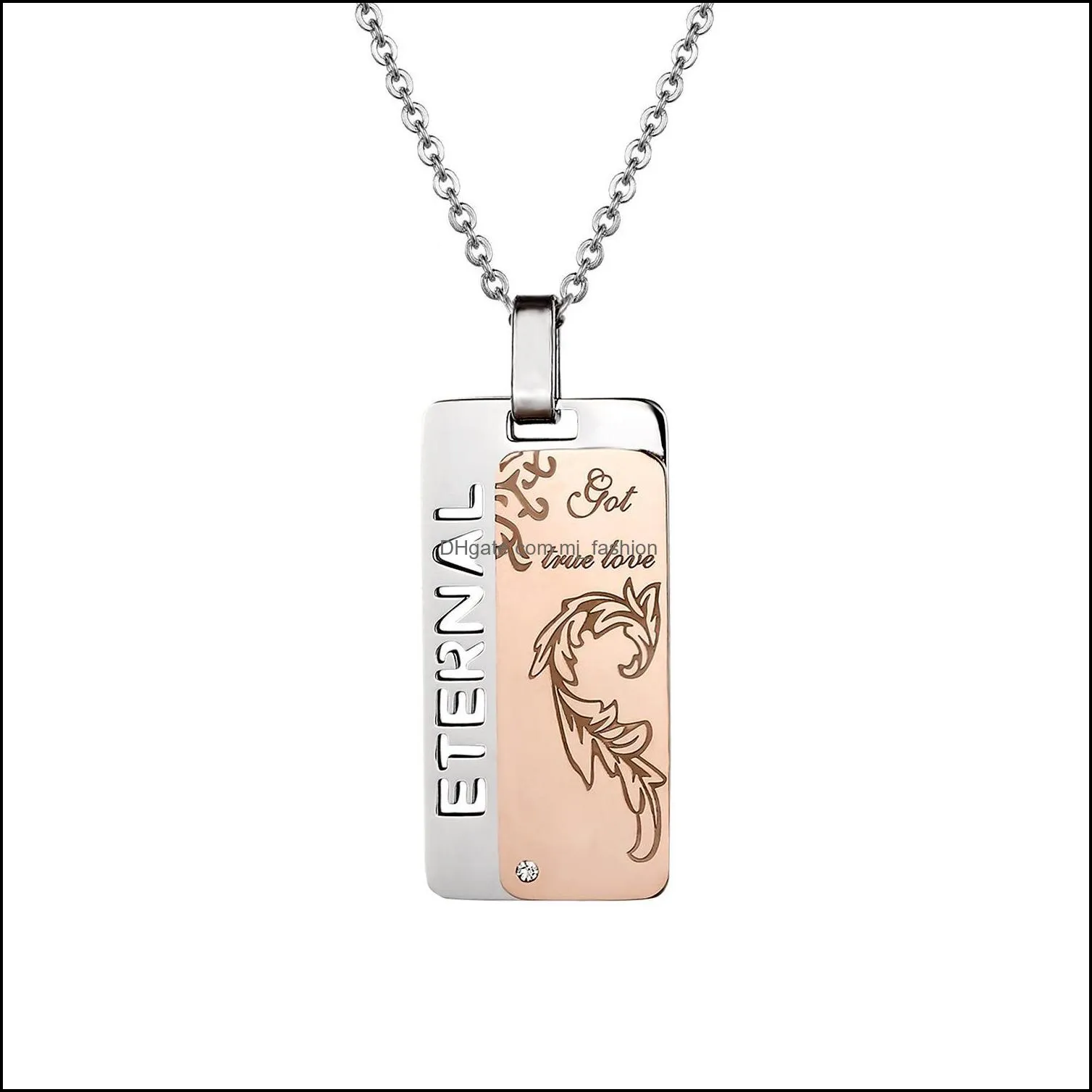 forever necklace friendship jewelry collier necklaces