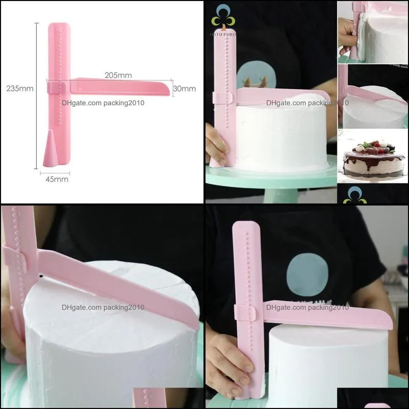 adjustable practical diy cake scraper edge side smoother polisher tools decorating fondant sugarcraft mold baking wyq & pastry