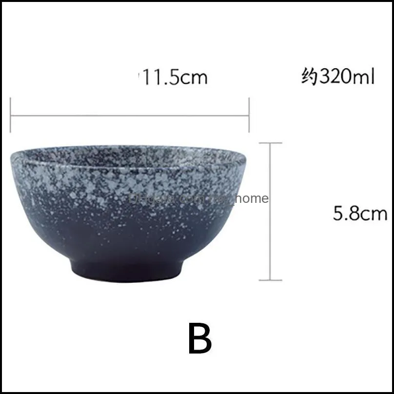 bowls japanese ceramic household rice bowl sushi salad breakfast el kitchen tableware