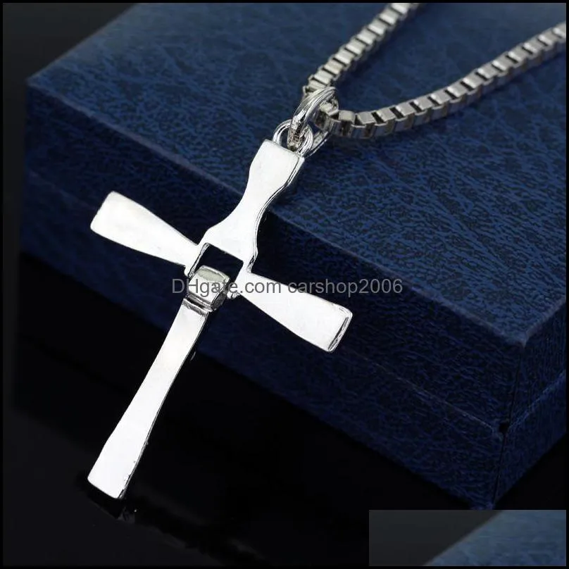 necklaces pendant the fast cross crystal pendant chain necklace jesus cross necklace mens necklaces