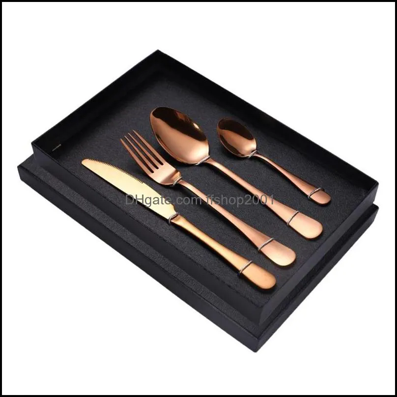 flatware sets stainless steel cutlery set 4 piece mirror polished silverwareflatware setsflatware