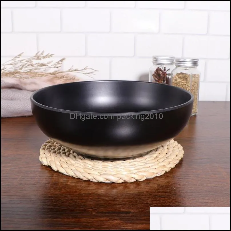 bowls 2pcs japanese style noodle simple soup bowl container for home