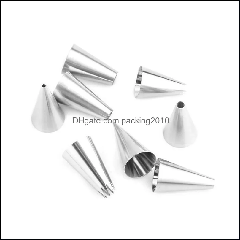 baking & pastry tools cake decorating mouth set stainless steel 25 head boxed full tool spot