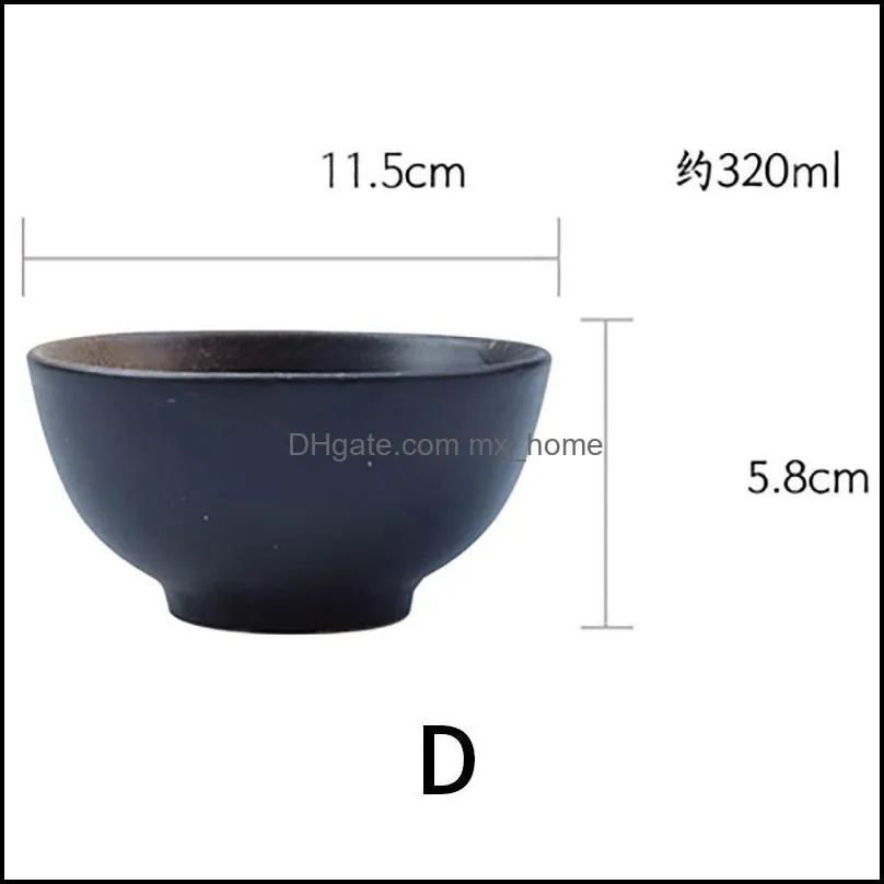 bowls japanese ceramic household rice bowl sushi salad breakfast el kitchen tableware