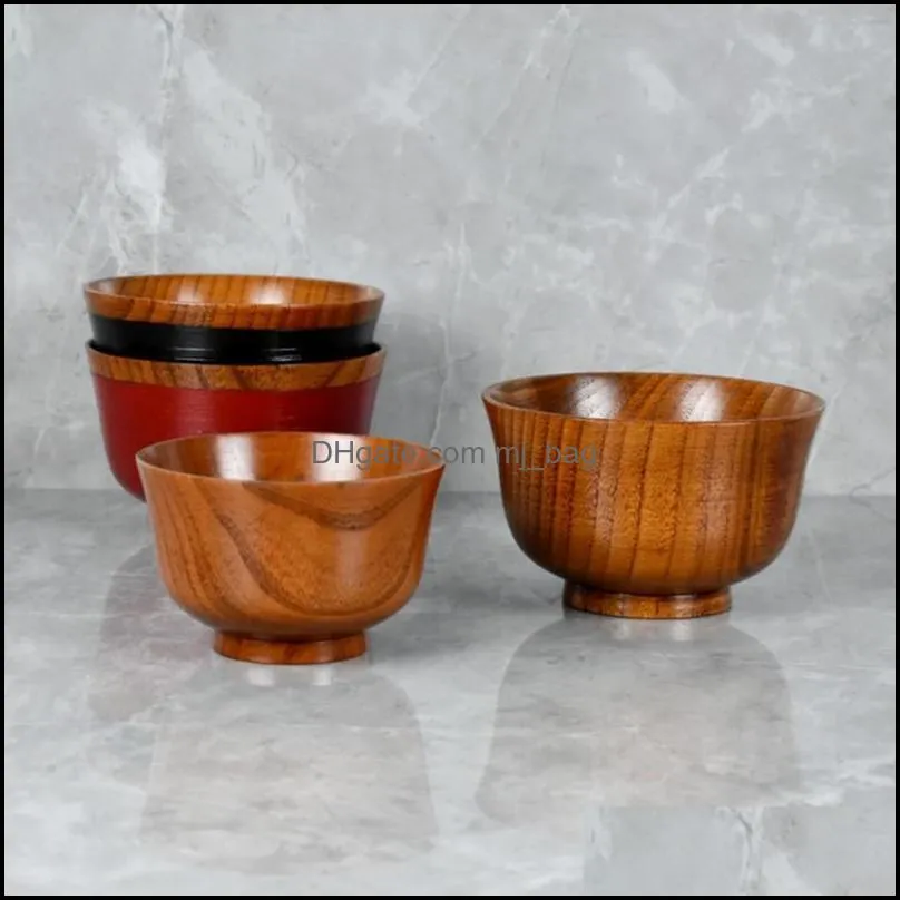 bowls practical japanese style wooden bowl small compact easy to clean
