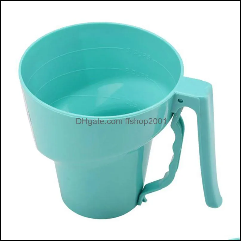 flour sifter sieve strainer pastry tool sifters cup powder mesh handheld funnel shaped net tools baking &