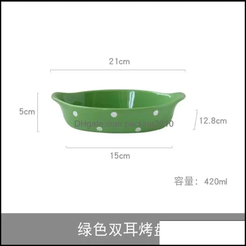 bowls ceramic creative baked rice plate baking pan cheese grilling bowl japanese oven microwave household