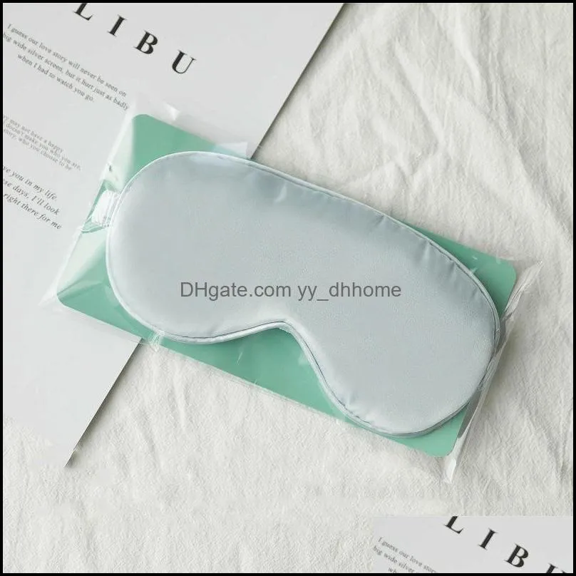 eyeshade sleeping eye mask cover eyeblindfold solid portable new rest relax eye shade cover soft pad