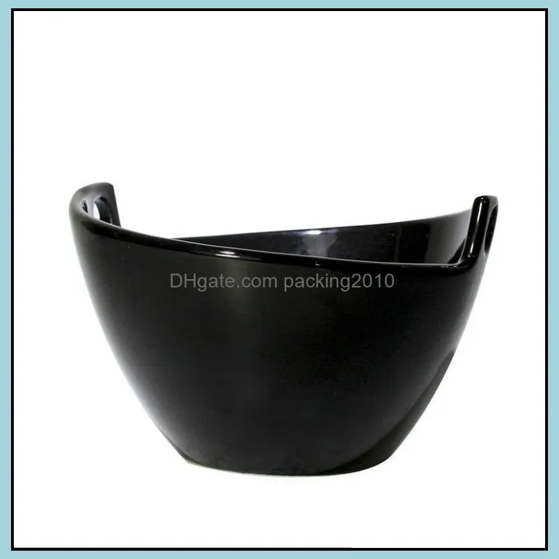 bowls japanese retro ceramic bowl student instant noodle large creative soup binaural salad for kitchen