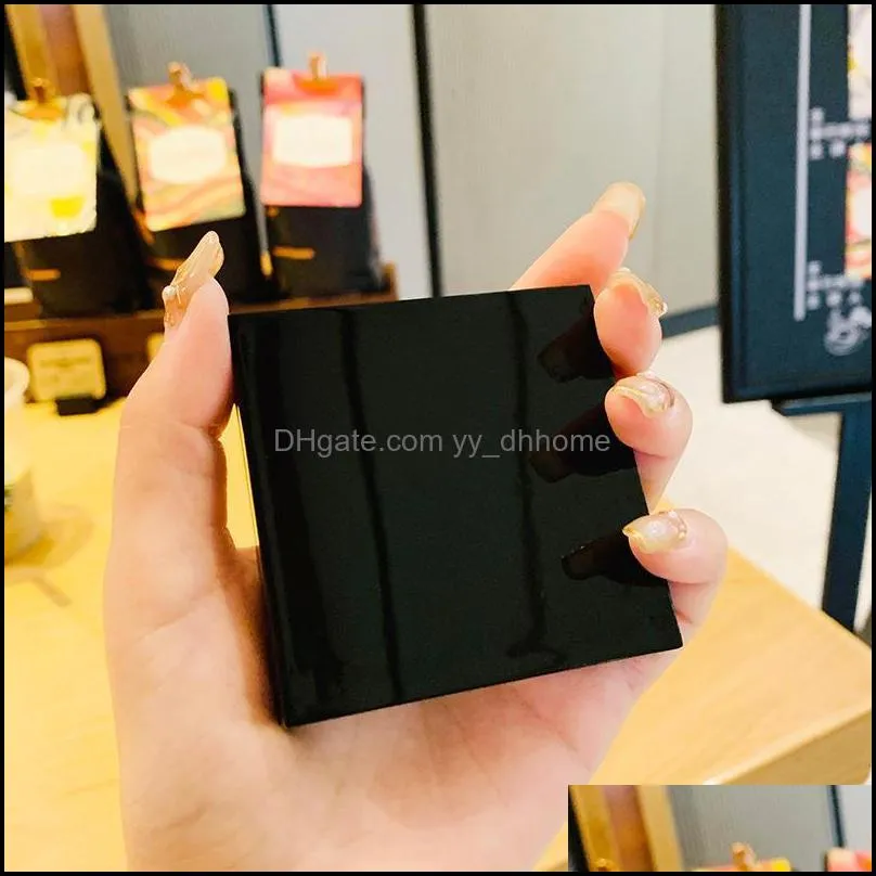 mini square round makeup mirror portable hand mirrors small double-sided miroir folding compact mirror