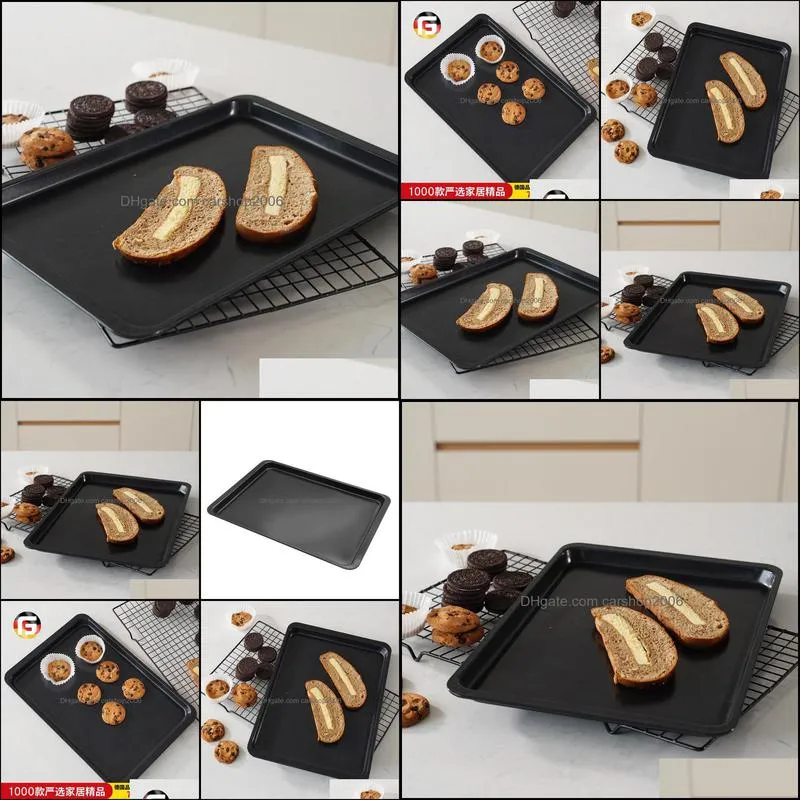 14.5 inch large rectangular baking pan oven chassis cookie shallow non-stick fda & pastry tools