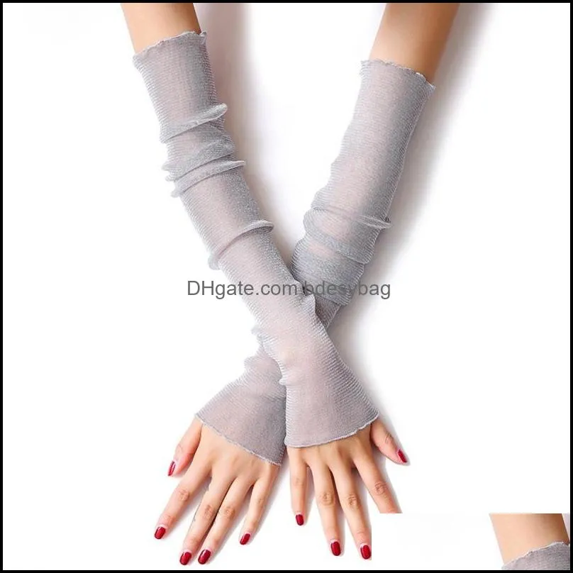 cuff sleeves lace ice gloves for women arm legs 50 x9cm 211567