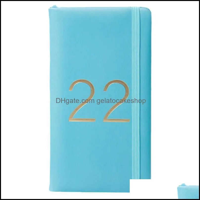 notepads 48k small notebook agenda for 2022 pocket notepad day planner leather soft cover school efficiency journal