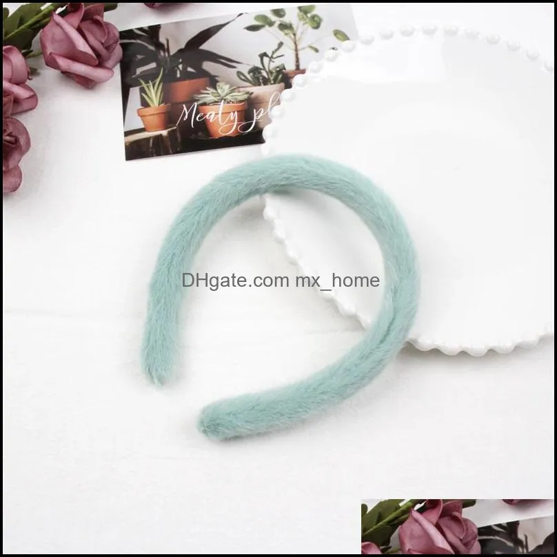 fur headbands women headbands fashion women hair sticks girls head bands hair accessories for women headband mxhome