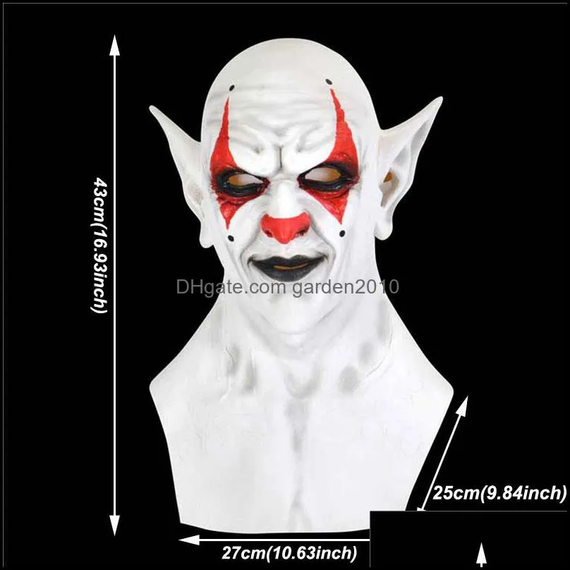 halloween scary ghost devil mask realistic appearance demon latex mask adults party costume helmet headgear horriable cosplay props