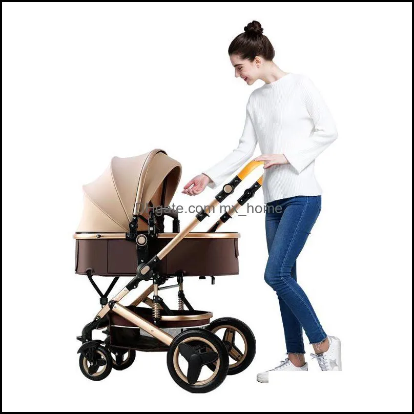 baby stroller 3 in 1 hot mom stroller luxury travel pram carriage basket babies car seat and cart mxhome