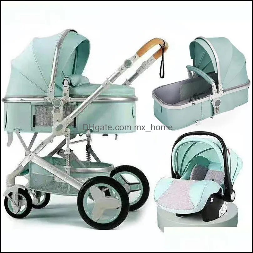 Luxury 3 In 1 Front Facing Stroller With Car Seat Carriage Basket And Cart Mxhome Drop Delivery From Bdebaby 376.01 DHgate.Com