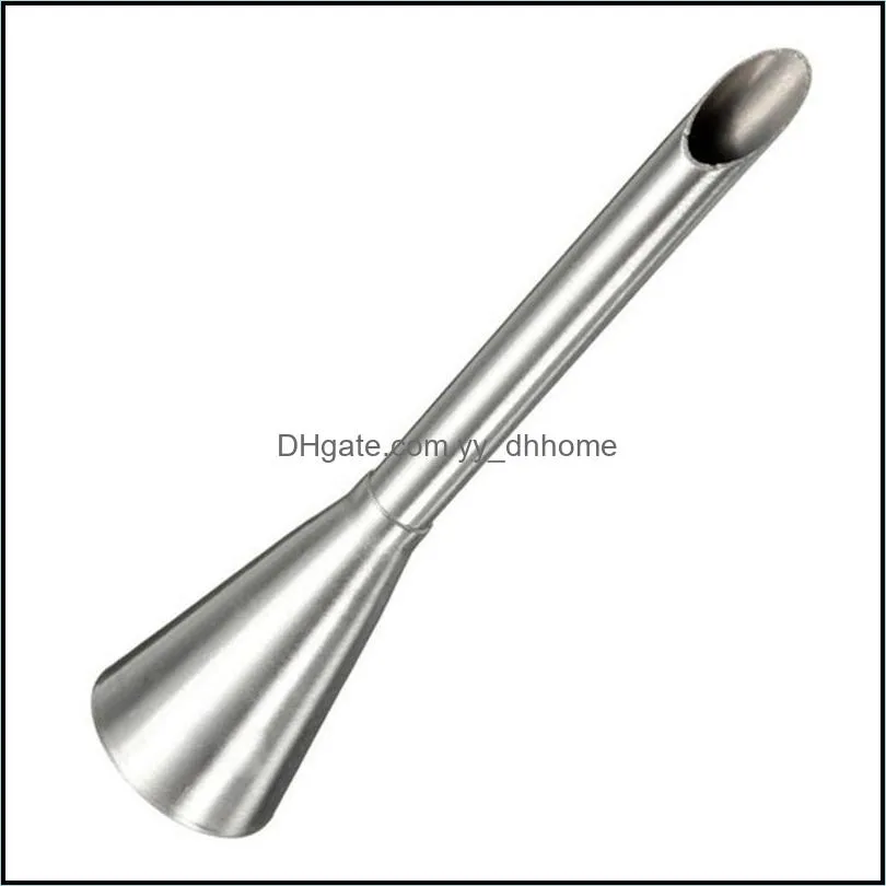 stainless steel piping tip small pastry dinner cake puff diy tool cream nozzle reme889 baking & tools