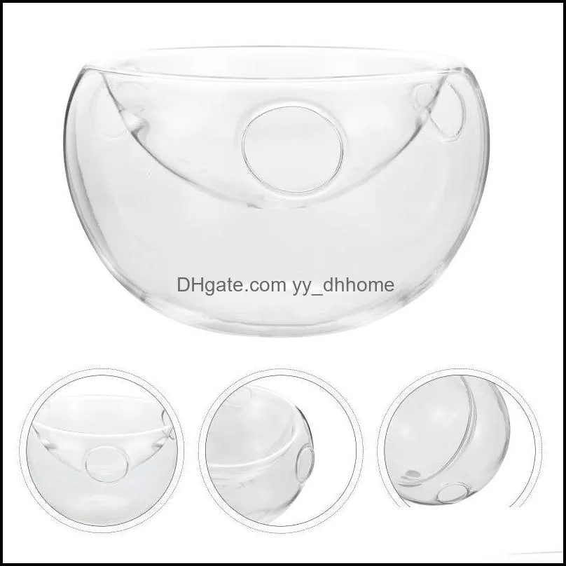 bowls 1pc durable bowl artistic dish dry ice smoke tableware for home restaurant