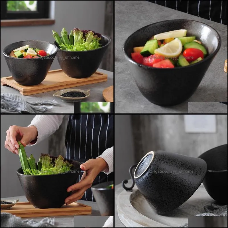 ceramic creative bowl noodle salad porcelain dessert soup sauce fruit eco friendly vaisselle cuisine tableware df50w bowls