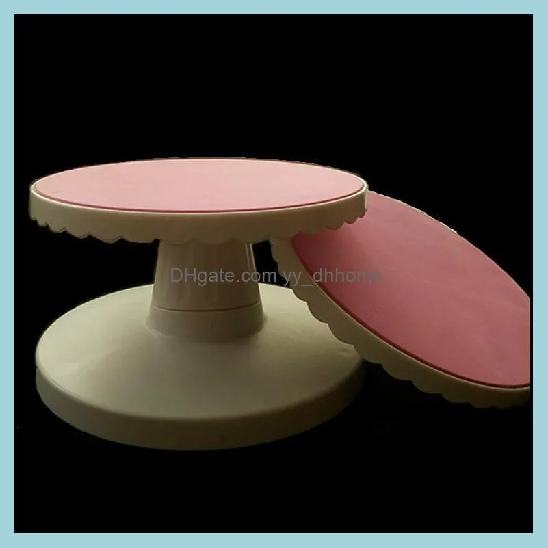 baking equipment fondant cake decorating table turntable operating adjustable tilting & pastry tools