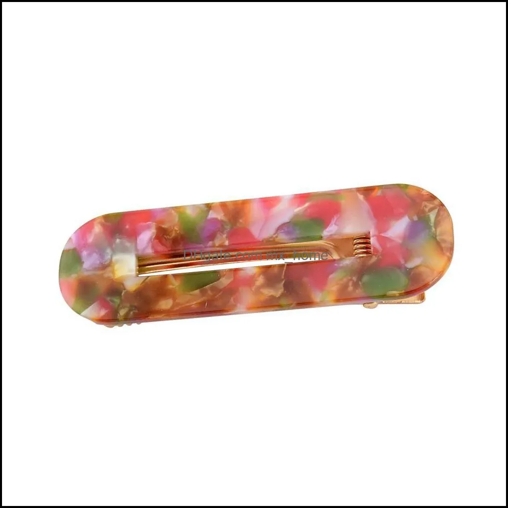 girls resin hair clips for women acetic acid hairclips hair barrettes for women lady