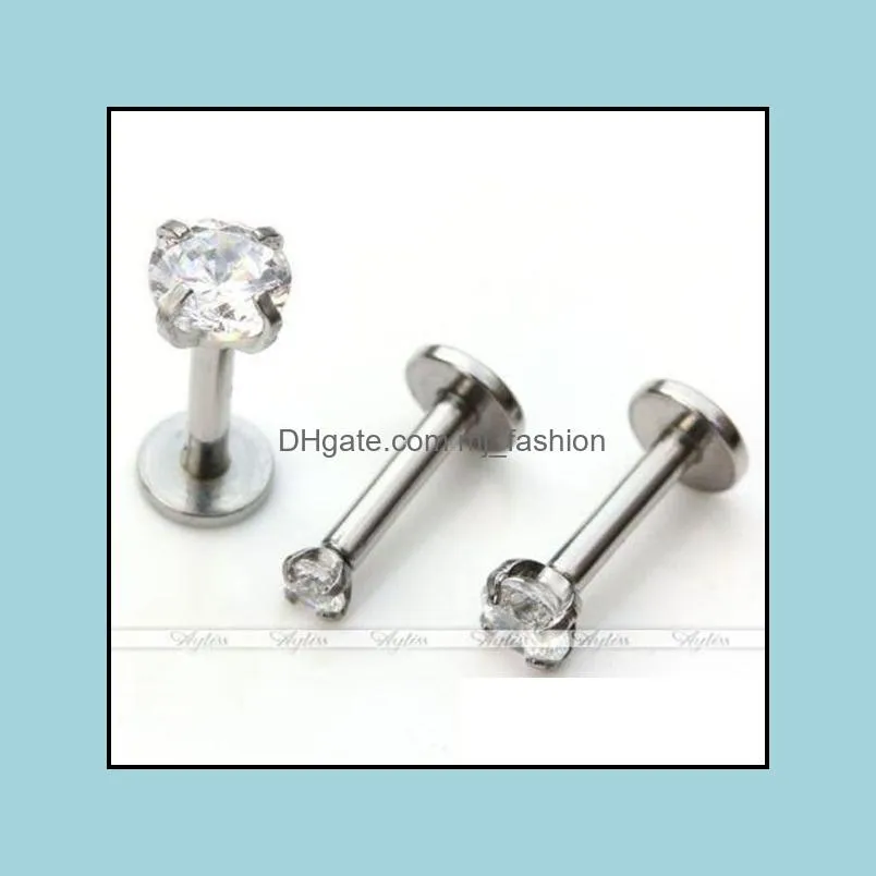 earrings for women bars piercing gem monroe ear cartilage stud earring