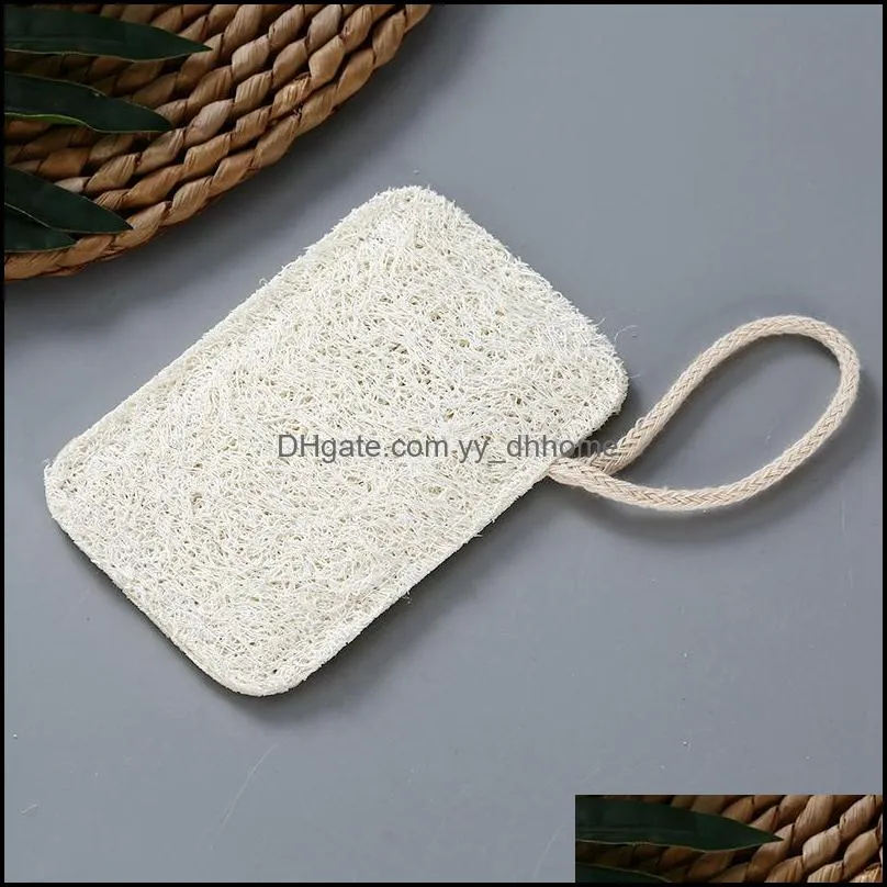 loofah sponge dish scouring pad anti-oil eco-friendly kitchen cleaning brush dish towel washing cloth rag kitchen tools vtky2330