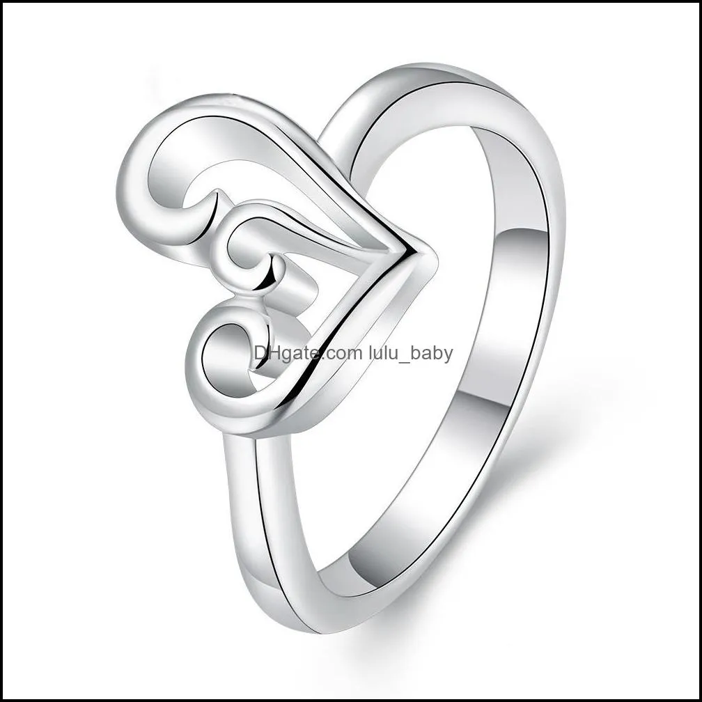 heart ring for women wedding engagement rings fashion korean jewelry brands 925 sterling silver masonic silver rings