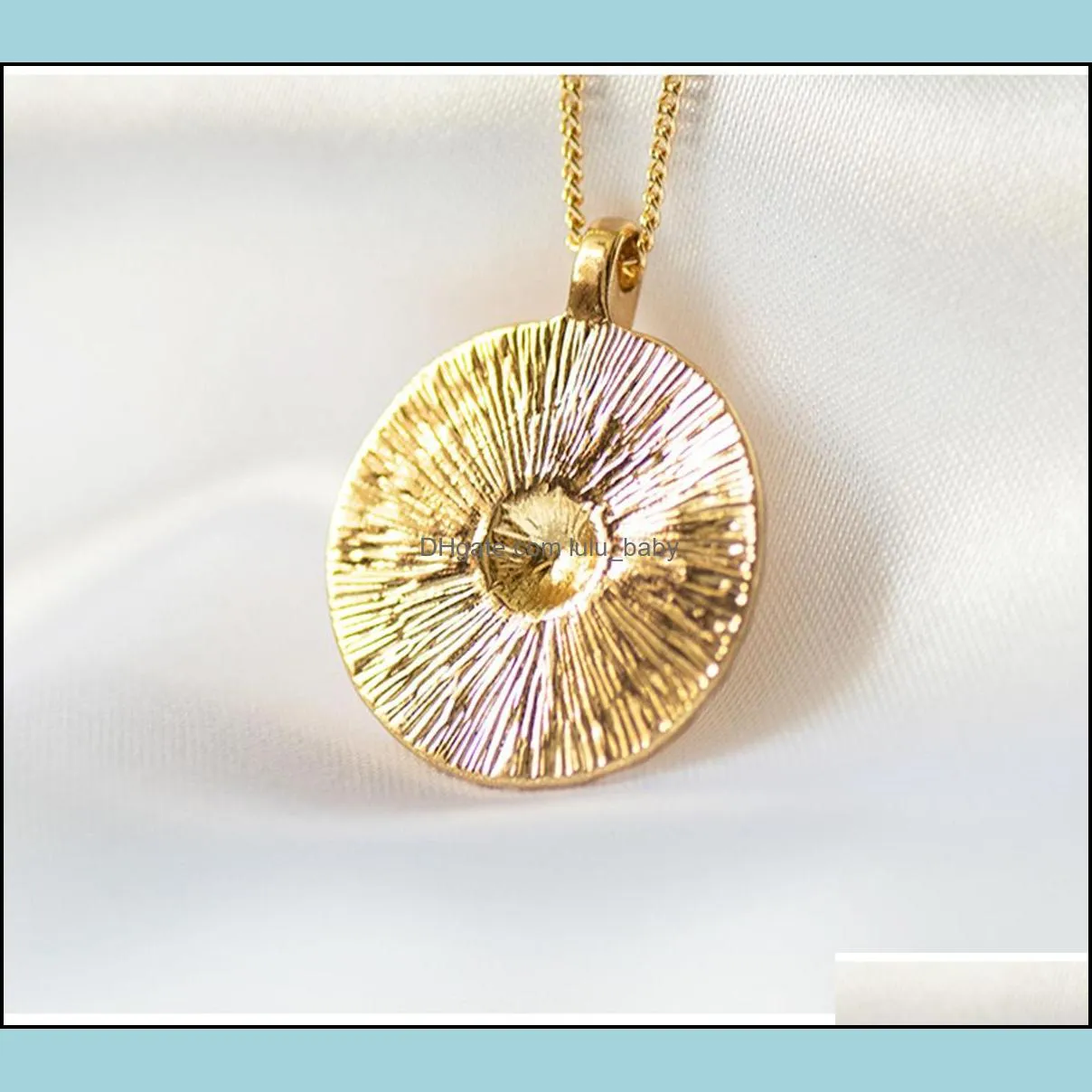 gold metal coin malachite pendant necklace for women men healing chakra gemstone yoga charms choker jewelry
