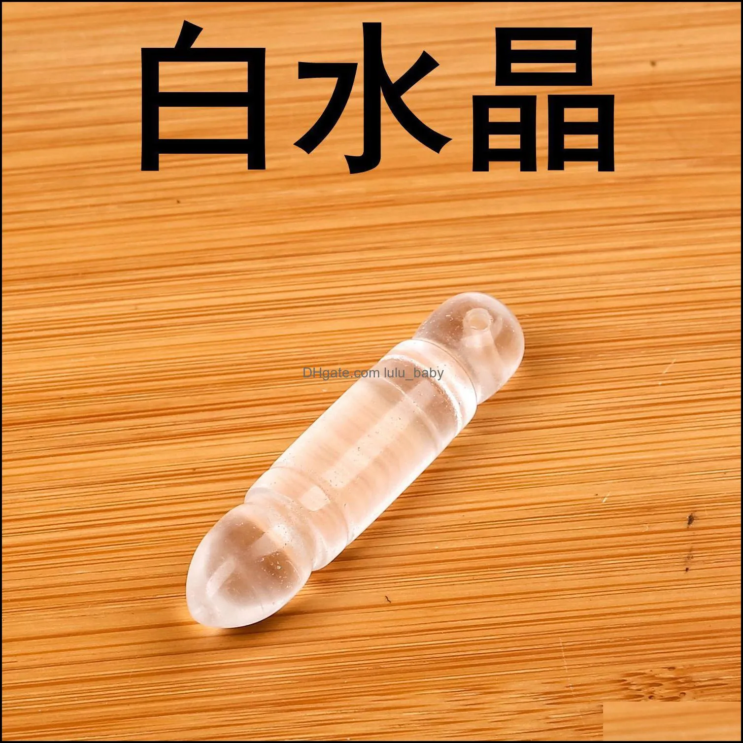 natural green aventurine jade wenchang pen pendant carved white crystal pencil ornament pendants for men and women