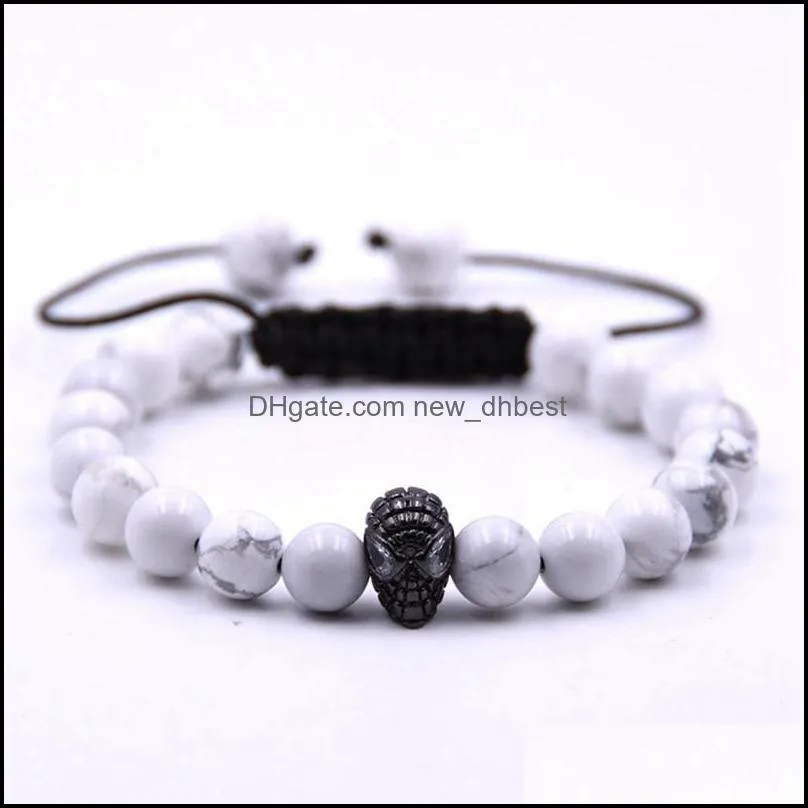 adjustable bracelet lava stone essential oil diffuser bracelet braided rope stone yoga men`s and women`s
