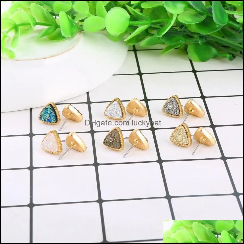 triangle earrings female banquet dress wild jewelry popular simple designer earrings
